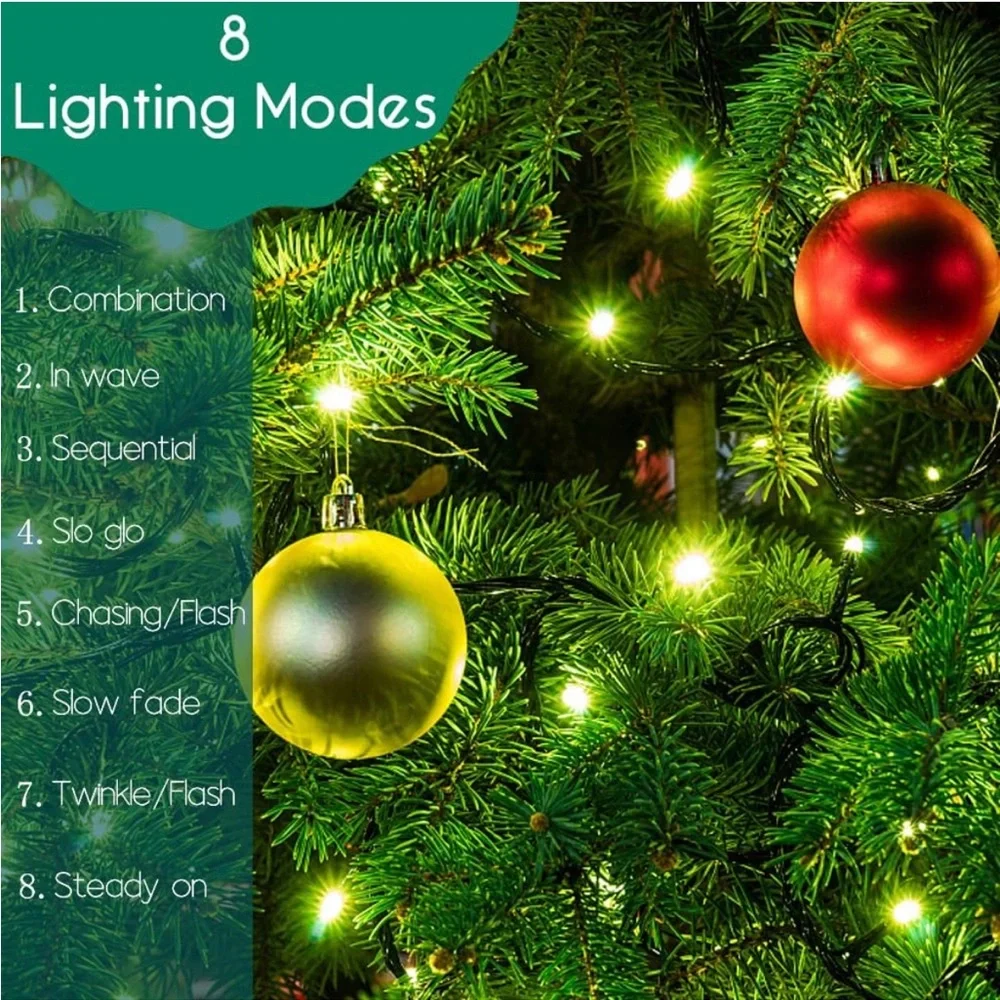 SISLYANIA Battery Operated Christmas Lights - 25 LED Mini